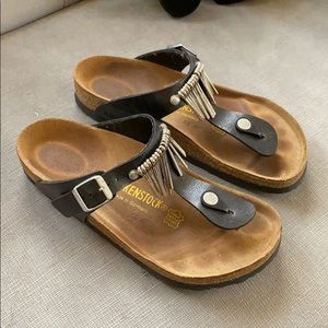 Birkenstock Gizeh Metal Fringe Sandal
